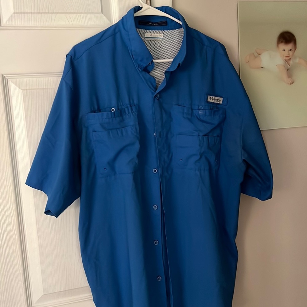 Mens Columbia button up